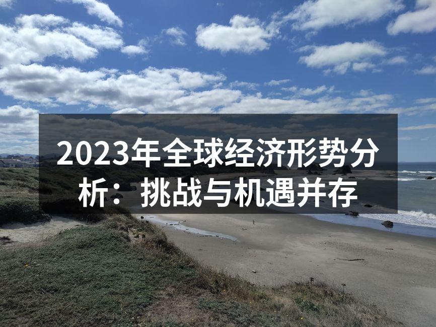 2023年全球经济形势分析：挑战与机遇并存